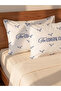 غطاء وسادة قطني مطبوع من NEVAVM Farkılı، عبوة من قطعتين، مقاس 50x70 سم - 2
