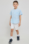 Solid Shorts with Button Closure - 2