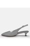 Large size women's evening dress short heel stiletto 41-42-43-44-silver glitter - 7