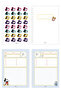 Disney Licensed Mickey Food Collection A5 Size 72 Sheets Daily Planner with Sticker Gift - 7
