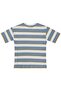 Basic Textured Striped T-Shirt for 10-13 Years Old - Blue - 2