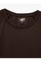 Regular Fit Crew Neck Print Detailed Short Sleeve Sports T-Shirt - 5