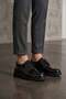 Elit 26Ysllfd2217R Men's Genuine Leather Casual Shoes Black