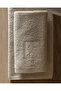 Rusea 2-Pack Embroidered 100% Cotton Hand Towels - Beige - 30X45 cm - 3