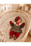 Newborn Baby Girl 5 Piece Leopard Pattern Hospital Discharge Set with Red Detail 0-3 Months - 3