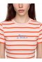 Vizyon New Season Crew Neck Embroidered Women's Ribbed T-Shirt - 3