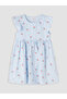 Ozmarka New Season Patterned Girls' Dress - 3