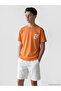 Original Oval Collar Printed Boy's T-Shirt