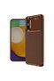 Realme 12 Lite Compatible Case Auto Focus Carbon Cover - Brown - 4