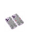 iPhone 14 Pro Compatible Case Mechanical Bumper Cover - Deep Purple