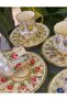 Solana Porcelain Hand Painted 6 Cup Set - 4