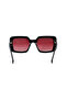 Polarized Sunglasses Black Frame Pink Mirror Lens 54mm - P604PK1PV - 4