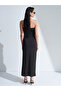 91687 Lyocell Blend Strapless Dress with Slit Detail - 2