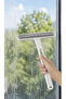 Double-Sided Brushed Glass Squeegee - Non-Scratch Glass Sponge, Non-Marking Squeegee with Silicone Auxiliary Brush - 3