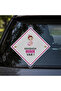 Caution: Baby in Car / Forex - Dekota Warning Sign 15X15 cm 4.5 mm - 2