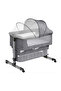 Adjustable Bedside Baby Sleeping Crib - Grey