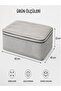 Set of 10 Storage Boxes 65X45X22 cm Zippered Quilt Blanket Clothes Organizer Storage Box - 2