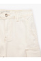Cotton Loose Fit Cargo Shorts with Pocket Detail - 6