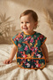 Premium Liquid-Proof Baby Feeding Bib Set with Pockets 6-24 Months - Stain-Proof, Wipeable Blw Feeding Front Cover - 3