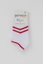 Boys' Sports Booties Socks with Stripe Detail, Ages 5-12, White - 2