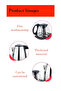 2-in-1 Electric Kettle and Glass Teapot Set 1500W Stainless Steel kettle - 2
