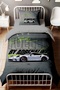 Showy Car Patterned Single Baby Kids Bedding Set - 2
