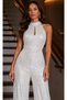 halter yaka pul payet tulum