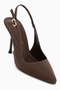 Lili Brown Thin Heeled Women's Shoes