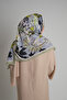 Oil Green Zera Shawl Collection Italian Stitched Miracle Fabric Floral Patterned 202132_36 - 3
