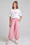 Girl's Printed Basic Cotton T-Shirt - 3