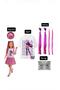 Kpop Mira Printed Huntrix Demon Slayers Printed T-Shirt Mira Pink Glitter Hair +Face Stone+Hair Powder Party Birthday