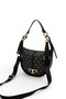 Smoked - Black Monogram Women's Shoulder Bag Sp1270 - 6