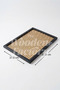 Handmade Wooden Hazeran Tray Multi-Purpose Rattan Presentation Tray Decorative Tray Makeup and Bathroom Organizer Promise Engagement Tray - 6