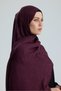 Floş Pamuk Şal / Lace of Leaves Collection- Berry Lace