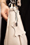 Women's Genuine Leather Soft Textured Baguette Crossbody Bag with Shoulder Strap - 7