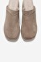 Dejas Stone Suede Genuine Leather Perforated Women's Thick Heeled Slippers - 2