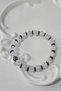 Certified 8 mm Zircon Stone, Hematite, Necef Natural Stone Bracelet