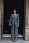 Back-Tie Jacket and Pants Set