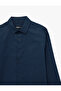 قميص بأكمام طويلة وياقة كلاسيكية وأزرار، مقاس عادي - 3