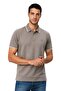Ar-Ma Men's Polo Collar T-Shirt Unprinted Basic Knitted Fabric Regular Fit 100% Cotton 30/1 Double Collar Peny - 3