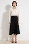 Women's Maxi Skater Skirt Regular Waist Unlined Interlock Knitted Fabric Relaxed Fit Elegant Casual Modern Stylish - 4