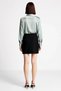 Women's Mini Skirt Slit Detailed Woven Fabric Regular Waist a Line Cut Casual Comfortable Daily Modern - 5