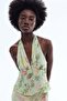 Viscose halterneck top