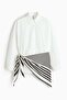 Scarf-detail shirt - 6