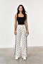 Polka Dot Women's Elastic Waist Elastic Cuffs Sweatpants - 3
