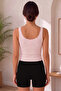 Women's Cotton High Waist 2-Piece Shorts - 4