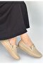 Wens Beige Leather Sports Shoes - 2