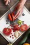 Glass Cutting Board and Presentation Tray Amore Bonjour 30 X 40 cm - 4