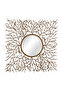 Branchscape Antique Gold Framed mirror