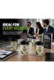 20 Pack Ripple Wall Paper Cups with Black Sip Lids | Disposable Hot Coffee Cups | Double Wall Insulated Cups - 2